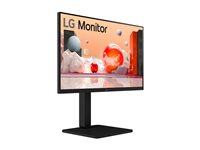 LG 24BA450-B - LED monitor - 24\" (23.8\" viewable) - 1920 x 1080 Full HD (1080p) @ 100 Hz - IPS - 250 cd/m² - 1300:1 - 5 ms - HDMI, VGA, DisplayPort - speakers