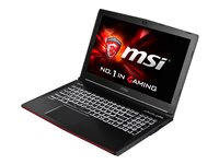 MSI GE62 2QC 244LU Apache - 15.6" - Core i7 5700HQ - 8 GB RAM - 128 GB SSD + 1 TB HDD - Zwitserland / Luxemburg QWERTZ