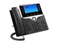 Cisco IP Phone 8841 - VoIP phone - SIP, RTCP, RTP, SRTP, SDP - 5 lines - remanufactured