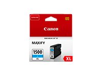 Canon PGI-1500XL C - 12 ml - High Yield - cyan - original - ink tank - for MAXIFY MB2050, MB2150, MB2155, MB2350, MB2750, MB2755