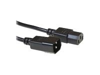 ACT Netsnoer C13 - C14 zwart 5 m