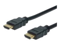 ASSMANN HDMI High Speed with Ethernet - HDMI with Ethernet cable - HDMI (M) to HDMI (M) - 3 m - double shielded - black