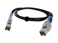 QNAP CAB-PCIE10M-8644-4X - SAS external cable - 36 pin 4x Mini SAS HD (SFF-8644) (M) to 36 pin 4x Mini SAS HD (SFF-8644) (M) - 1 m
