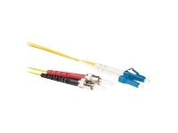 ACT LC-ST 9/125um OS2 Duplex fiber optic patchkabel 1.5 m