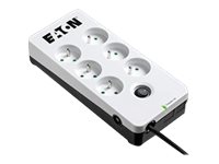 Eaton Protection Box - Surge protector - AC 220-250 V - 2500 Watt - output connectors: 6 - white
