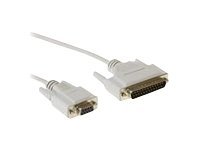 NULL MODEM 09F/25M MOL 3.00M. 1 stk
